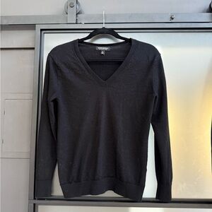 Banana Republic Classic Black V-Neck Sweater